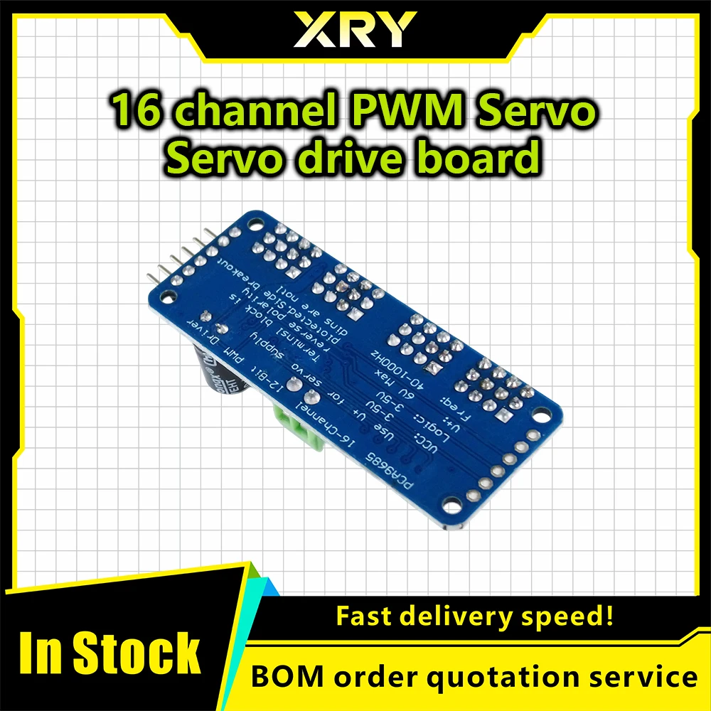 XRY PCA9685PW 16 Kanales 12 Bits PWM/Servo Driver-I2C Interfaz PCA9685 – Bild 5