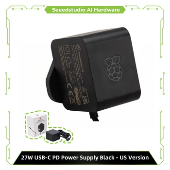 Raspberry Pi 5 27W USB-C Typ C PD Netzteil, 5,1V, 5A US EU Stecker Version