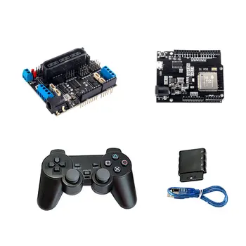 Shield Board 5-12 V mit 4-Kanal-Motor, 6 Kanäle, Servos für Arduino-Roboter-Kit mit PS2-Joystick
