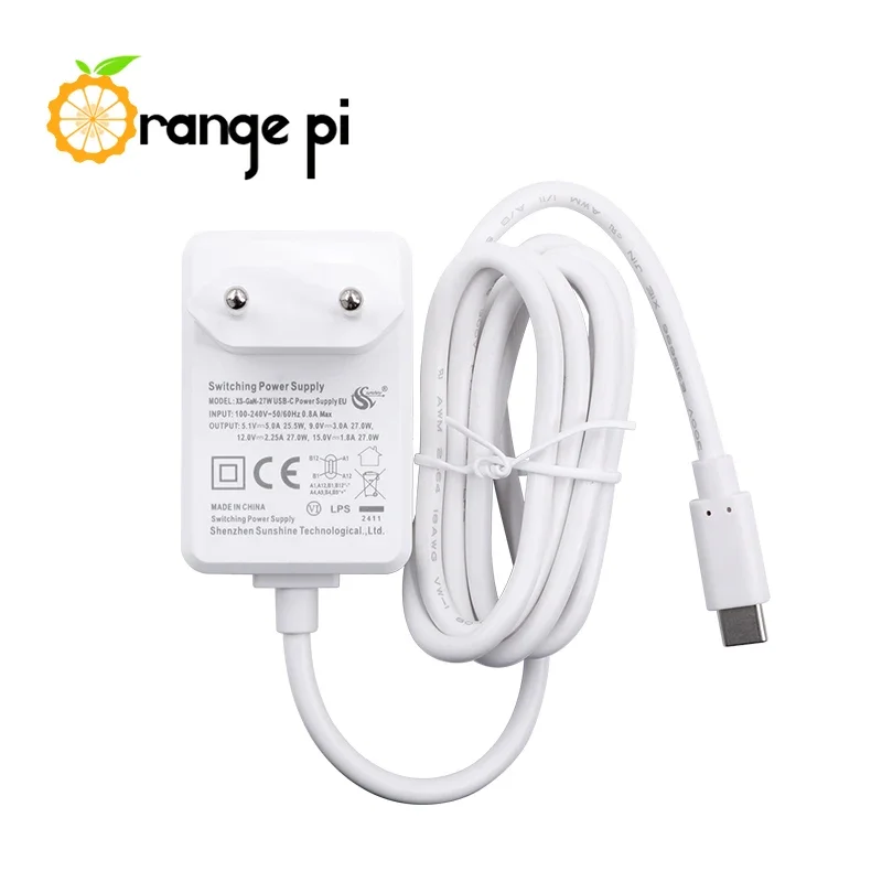 Orange Pi 5V5A Typ-C EU/US-Netzteil für Orange Pi 5 Pro/Plus/Ultra – Bild 4