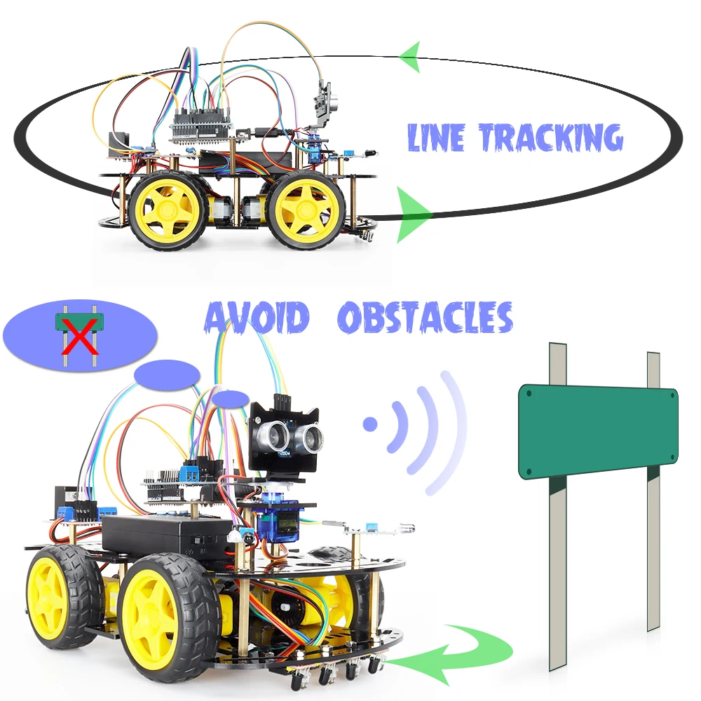 Intelligentes Roboter-Auto-Codierungsset für Arduino-Programmierung – Bild 2