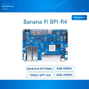 Hochleistungs-Entwicklungsboard Banana Pi BPI-R4, unterstützt 2 SFPs