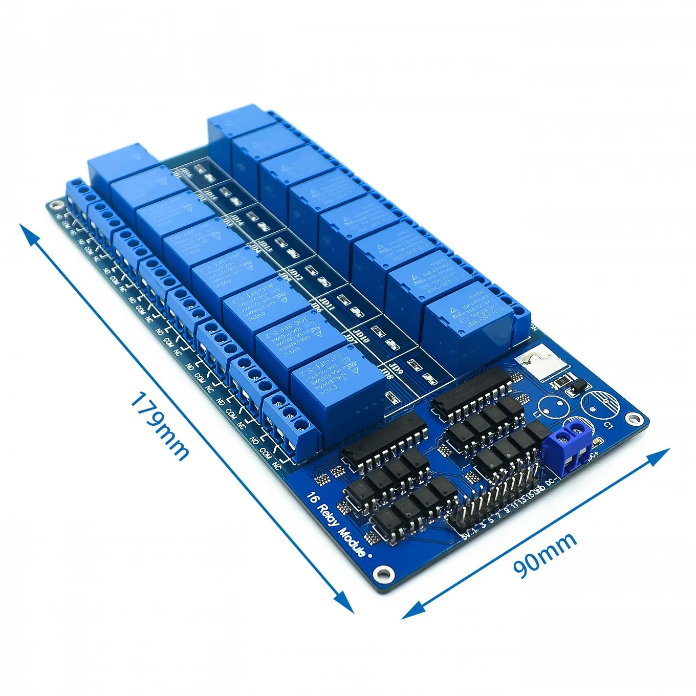 5V 12V 16-Kanal-Relaismodul für Arduino ARM PIC AVR DSP Elektronisches – Bild 2