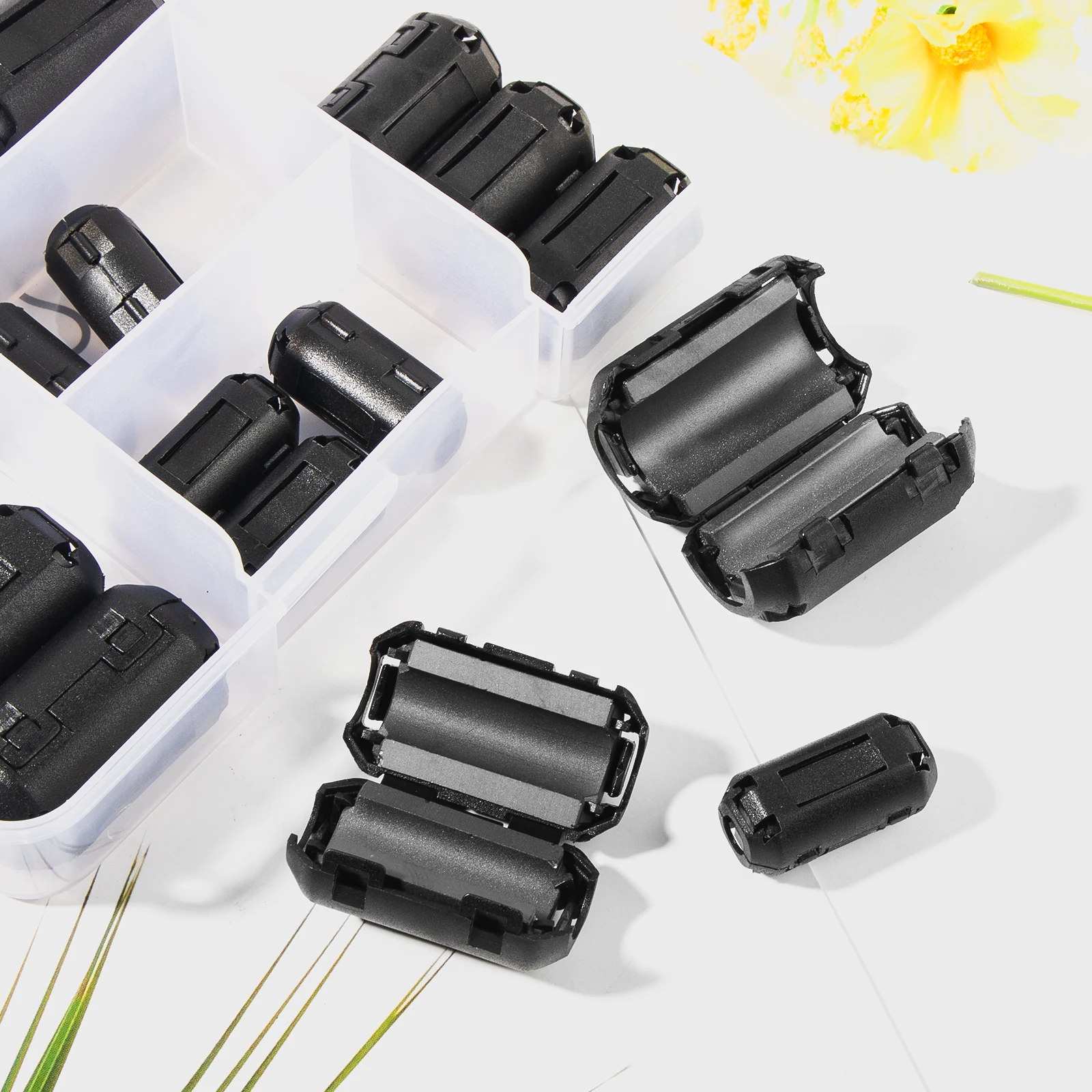Clip-On-Rauschfilter, Ferritkern-Choke-Ring RFI EMI (15 Stück) – Bild 5