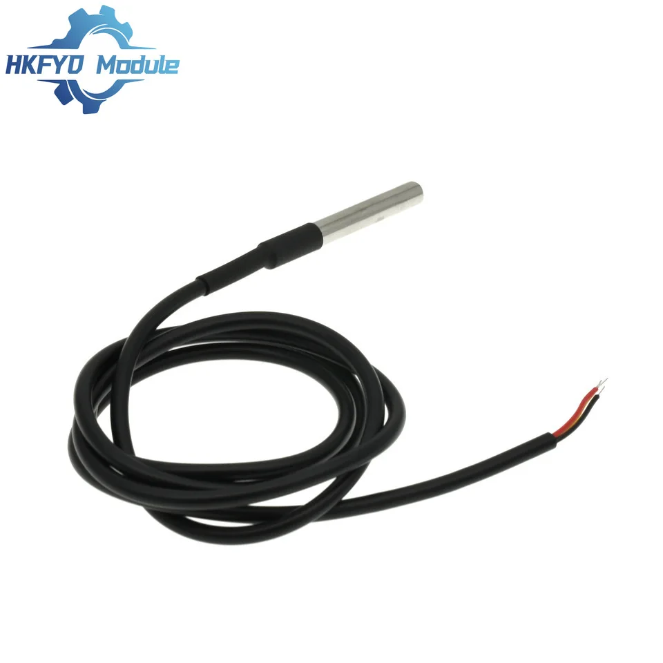 Wasserdichtes DS18B20 Temperatursensor-Modul-Kit mit 1-10M Kabel – Bild 3