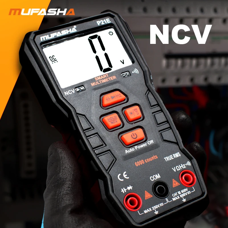 MUFASHA Digitalmultimeter mit automatischer Alarmfunktion, 0,5 V ~ – Bild 2