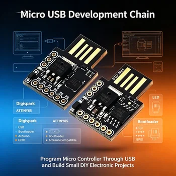 Digispark ATTINY85 Micro USB Entwicklungsboard, Arduino IDE Bootloader für DIY-Projekte