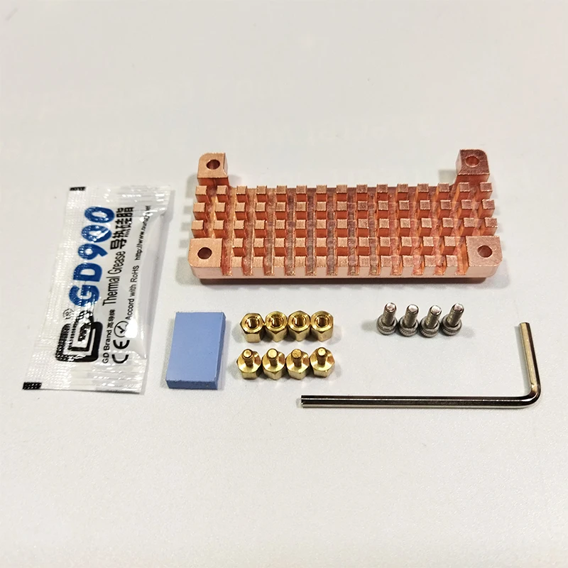 Orange Pi Zero 2W Kühlkörper-Schutzhülle aus reinem Kupfer, passives – Bild 3