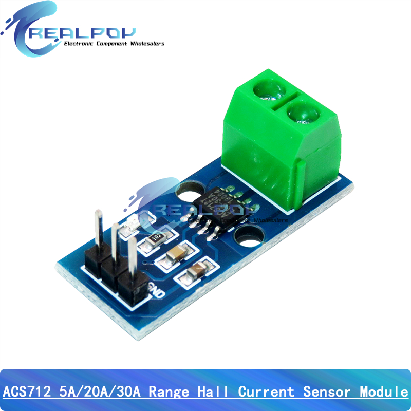 ACS712 5A 20A 30A Range Hall Stromsensormodul für Arduino ACS712-30A ACS712-20A