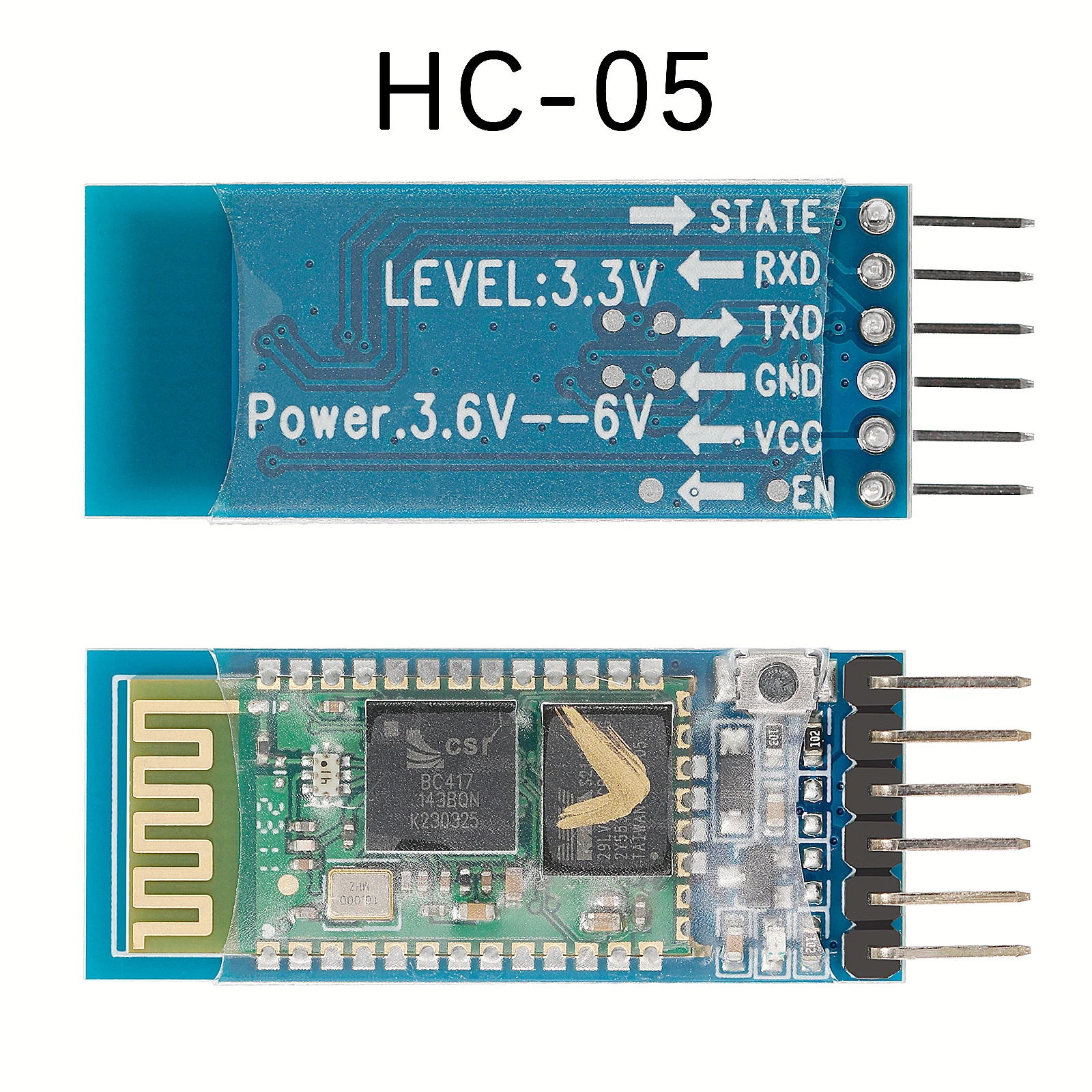 Hc 05 bluetooth modulerf drahtloses bluetooth transceiver slave modul – Bild 3