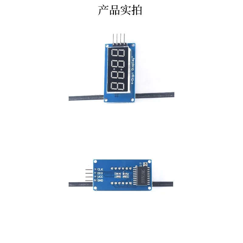 TM1637 LED-Anzeigemodul für Arduino 7-Segment 4-Bit 0,36 Zoll Uhr Rote – Bild 5