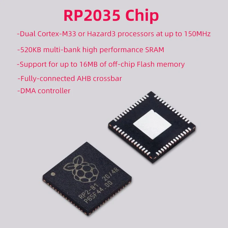 Raspberry Pi Pico 2 2W RP2350 Mikrocontroller BoardDual Arm Cortex-M33 – Bild 5