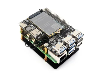 PCIE bis 4g/5g m.2 USB 3,2 Hut, für Himbeer Pi 5, mit Simcom/Quectel 4g/5g Modulen, mit 5g-4in1-Leiterplatte