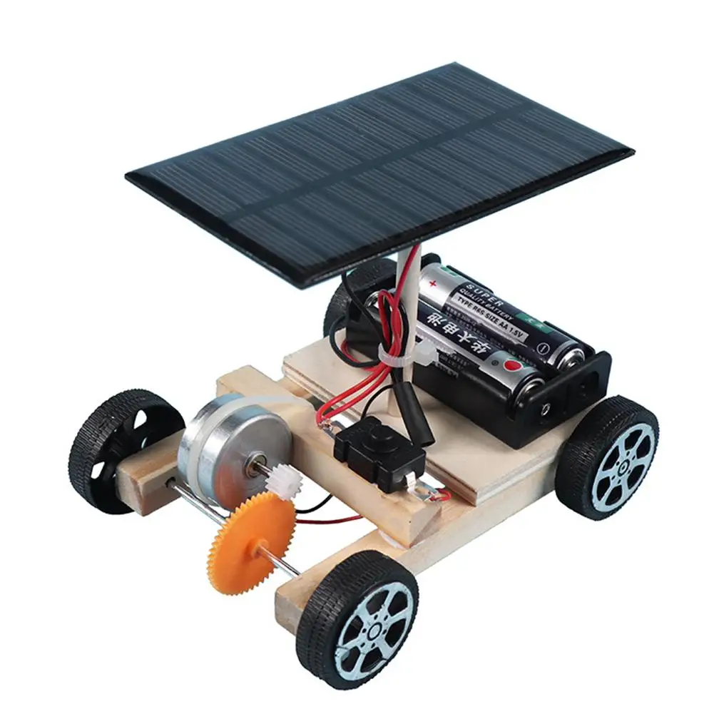DIY Holz-Solarauto-Bausatz Kreative Erfindung Kinder Praktisches – Bild 6