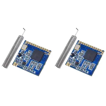 2X SX1278 Lora 433 MHz Funkmodul, RF-Transceiver-Antenne mit großer Reichweite und SPI-Schnittstelle