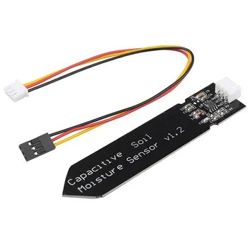 Kapazitives Bodenfeuchtesensormodul 3,3V-5,5V Korrosionsbeständig für Arduino/ESP32/Raspberry Pi
