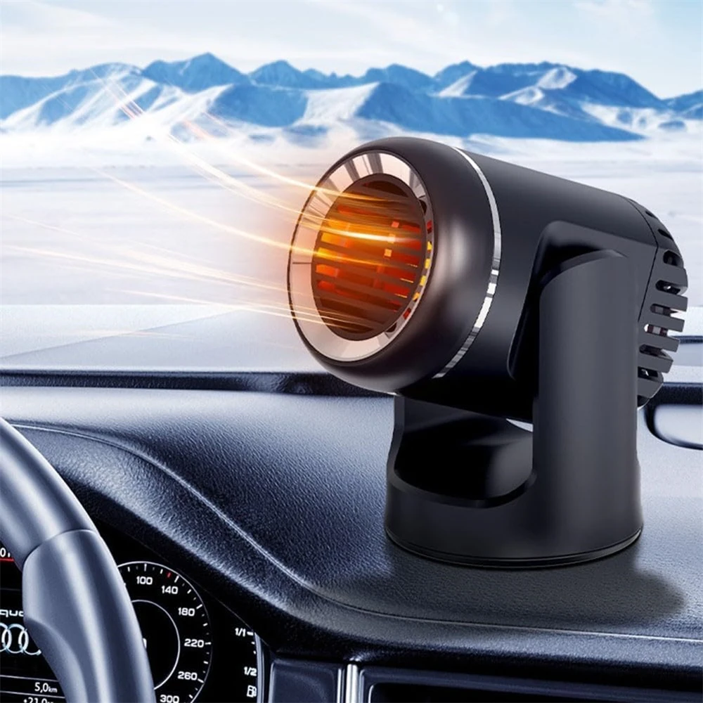 Heißluftgebläse Auto-Heizlüfter 12V/24V Energiesparender Elektrischer Innenraumheizer Tragbarer Lüfter