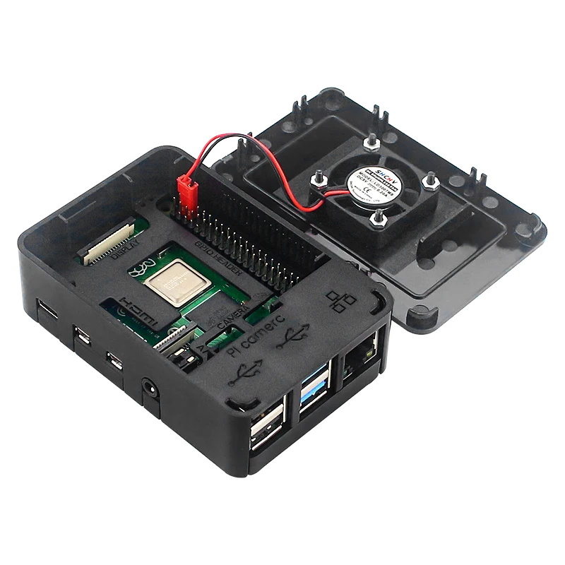 Raspberry Pi 4 Modell B 8 GB 4 GB 2 GB 1 GB RAM + Gehäuse + Netzteil – Bild 5