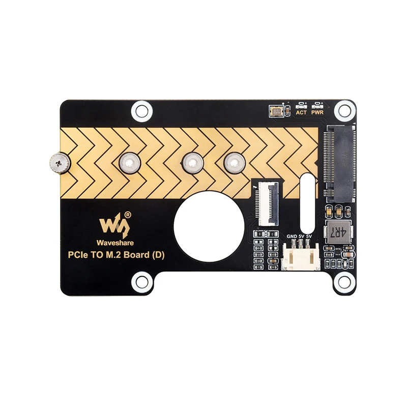 Raspberry Pi 5 PCIe auf M.2 Adapterplatine (D) NVMe M.2 SSD – Bild 2