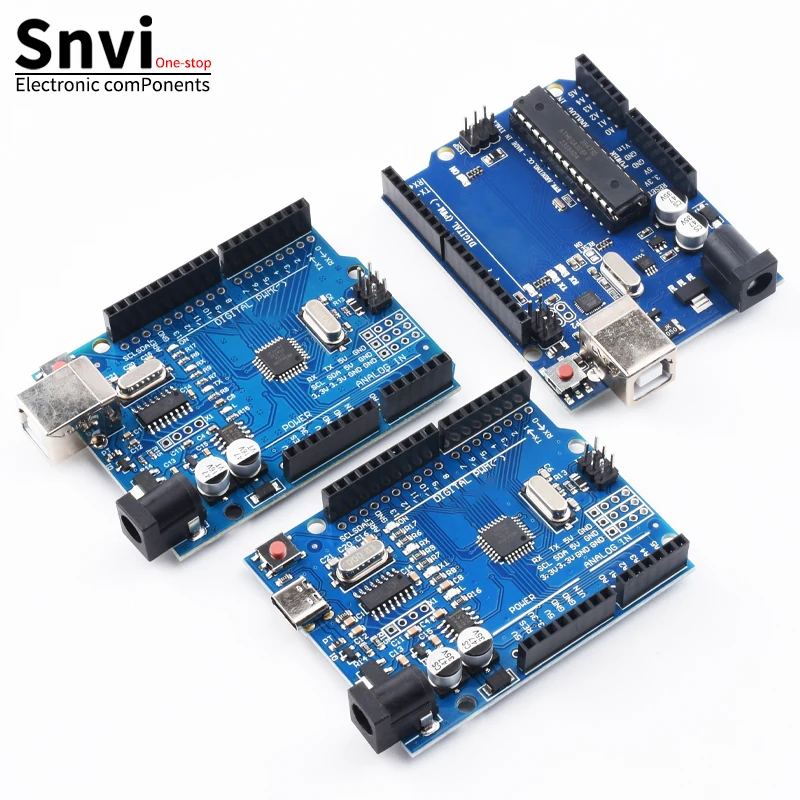 UNO R3 Entwicklungsboard ATMEGA328P CH340 / ATEGA16U2 kompatibel für Arduino mit Kabel R3/R4 UNO Proto Shield