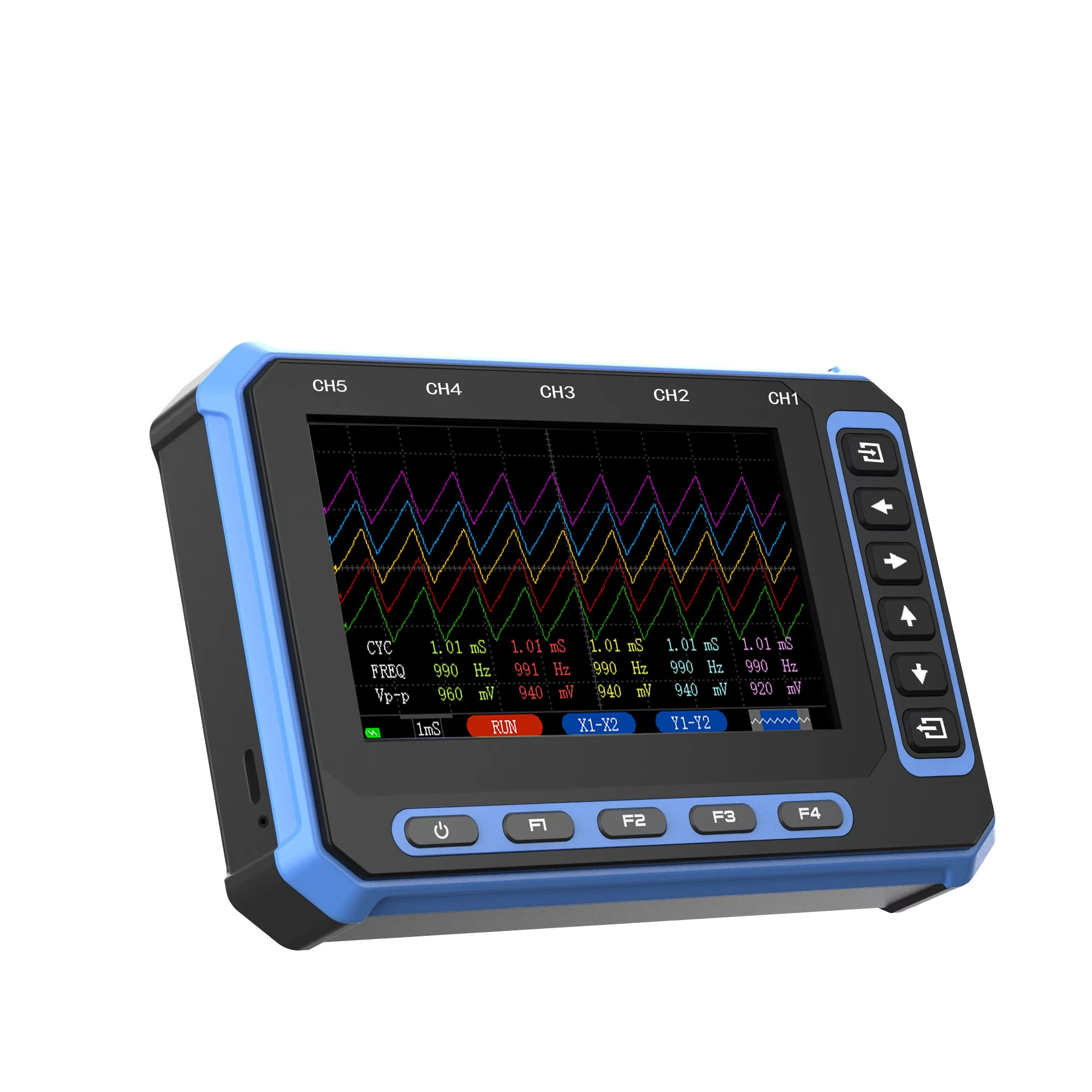 TOOLTOP 5 Kanäle Digitales Oszilloskop USB + WiFi Tragbares – Bild 5