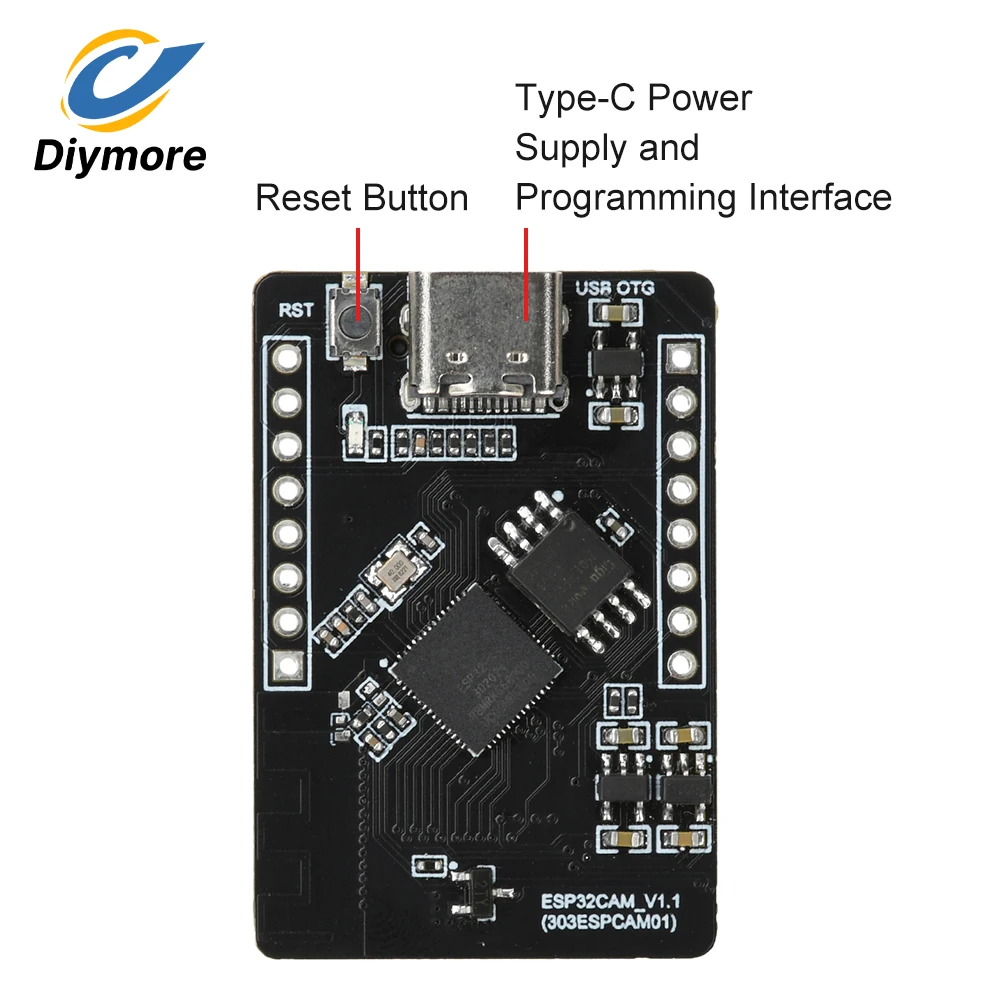 ESP32-S3-CAM Entwicklungsboard WiFi Bluetooth ESP32 OV2640/OV3660 – Bild 4