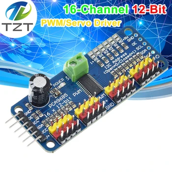 TZT 16-Kanal 12-bit PWM Servo Fahrer-I2C interface - PCA9685 für Arduino Raspberry Pi DIY servo Schild Modul