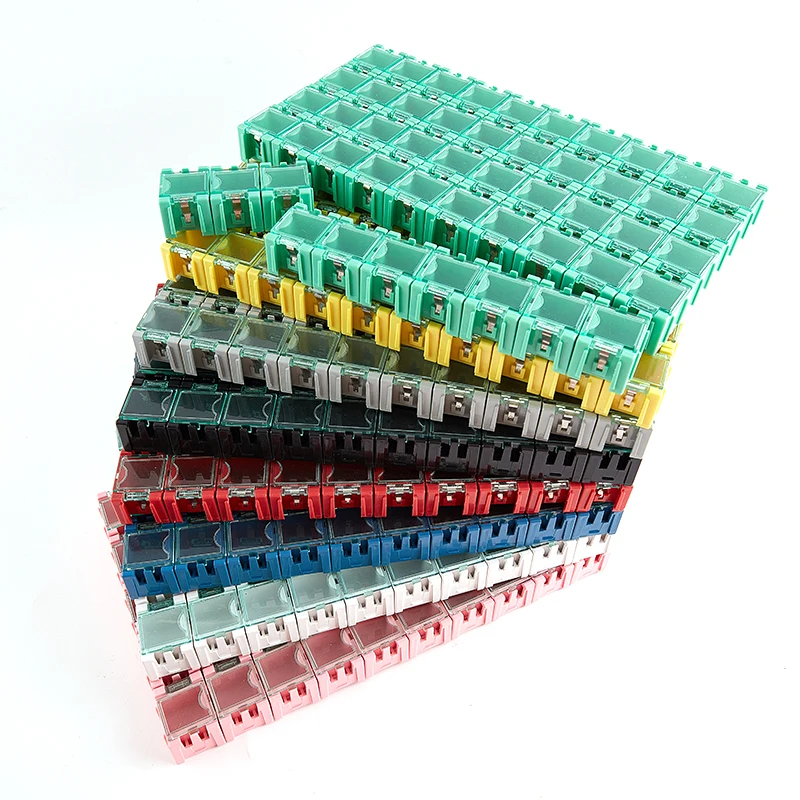 SMD SMT Elektronische Komponenten Container Mini Lagerung (50 Stück) – Bild 4
