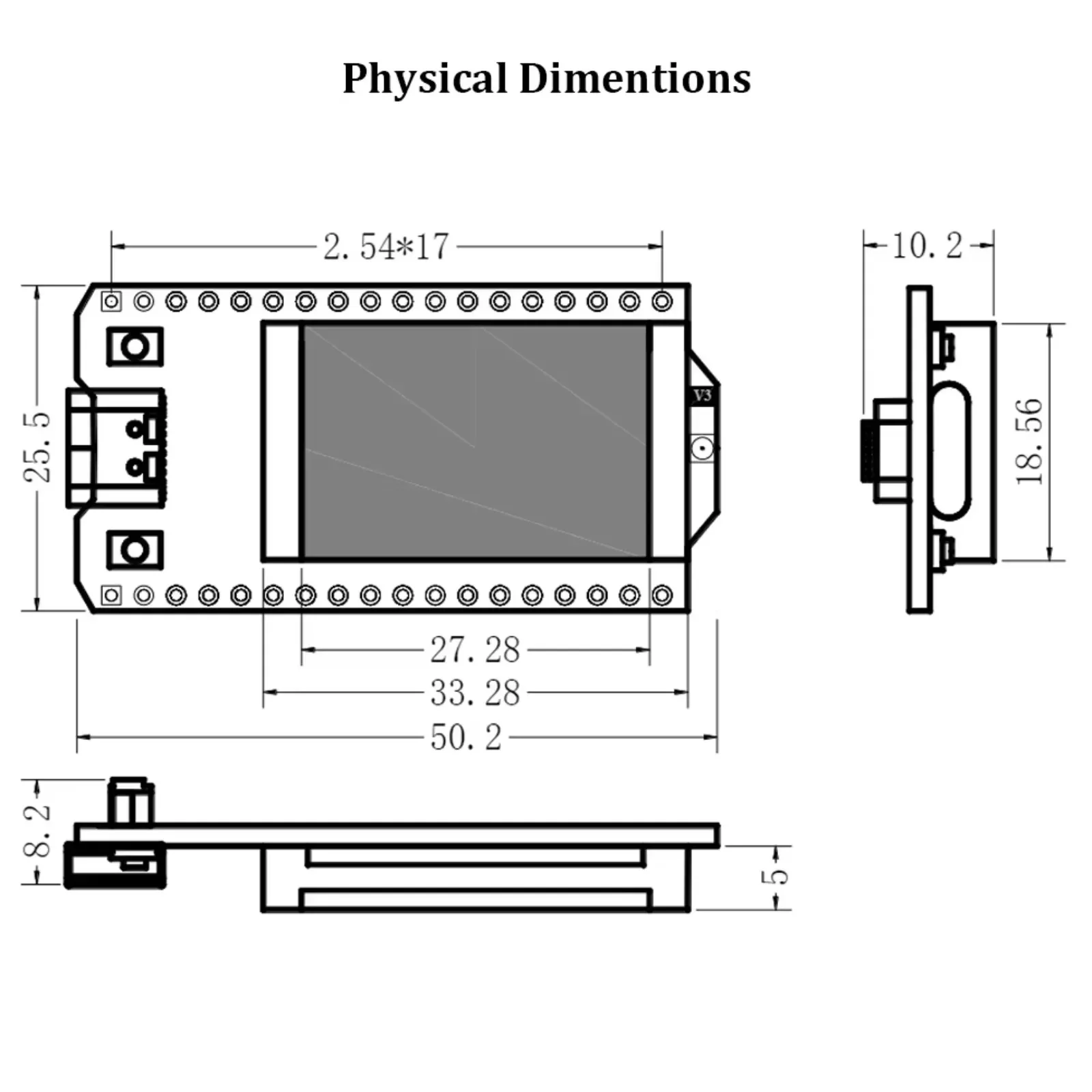 Heltec LoRa32 V3 IoT-Entwicklungsboard mit 0,96" OLED ESP32-S3 – Bild 4