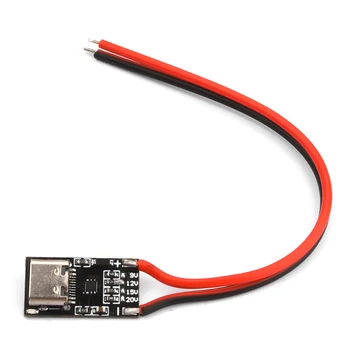 USB-C PD Trigger-Board-Modul PD/QC Decoy-Board Schnellladung USB Typ-C zu 12V Hochgeschwindigkeits-Ladegerät