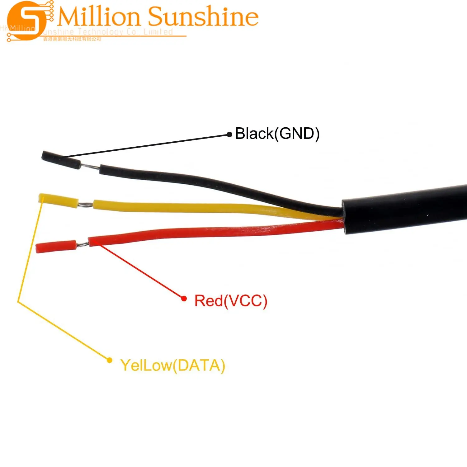 DS18B20 Digitales Temperatursensor-Modul-Kit mit 1M/3,2ft Sonde Hohe – Bild 5
