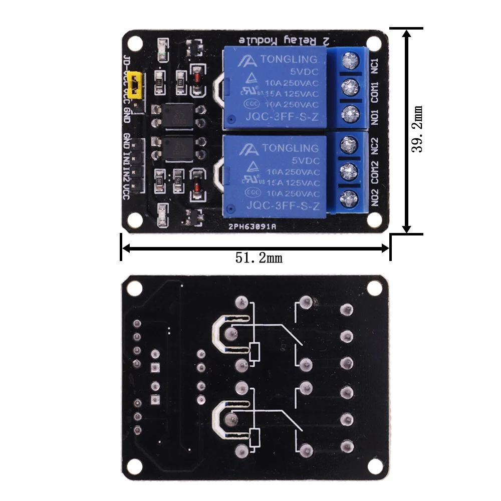 1 kanal 5V 12V Relais Modul Mit Optokoppler Relais Ausgang 1 2 4 6 8 – Bild 3
