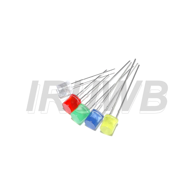 F5 LED-Leuchten Dioden Sortiment Set 5MM (100 Stück) – Bild 3