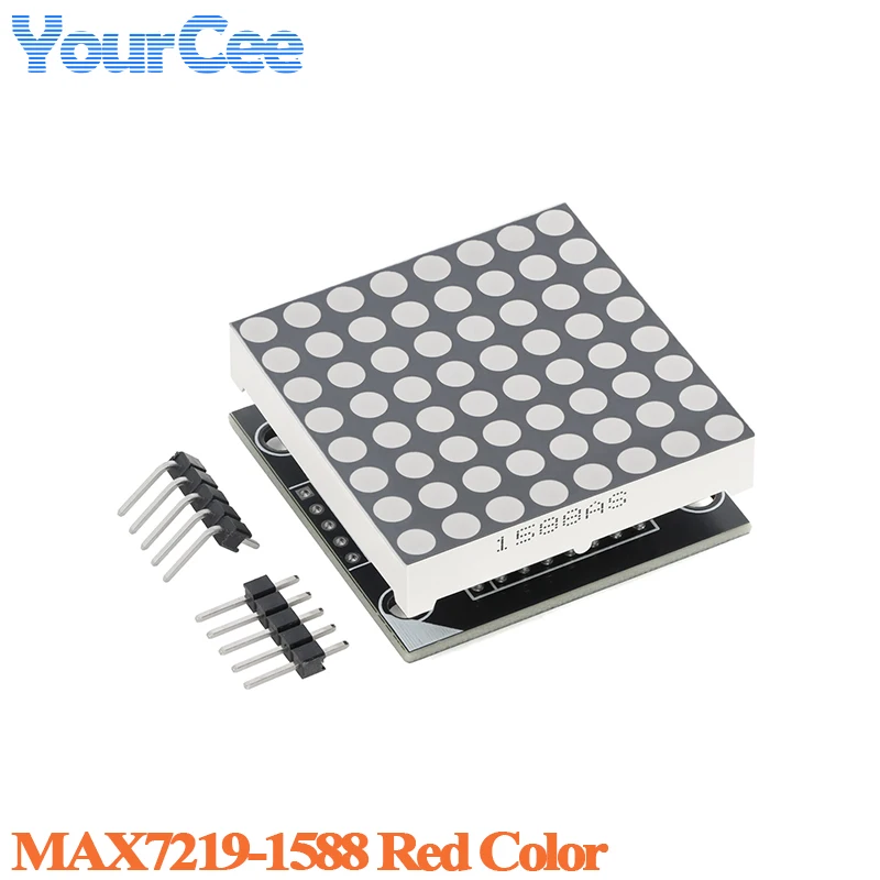 MAX7219 MAX7219-1588 Dot-Matrix-LED-Digitalanzeige 8*8 – Bild 2