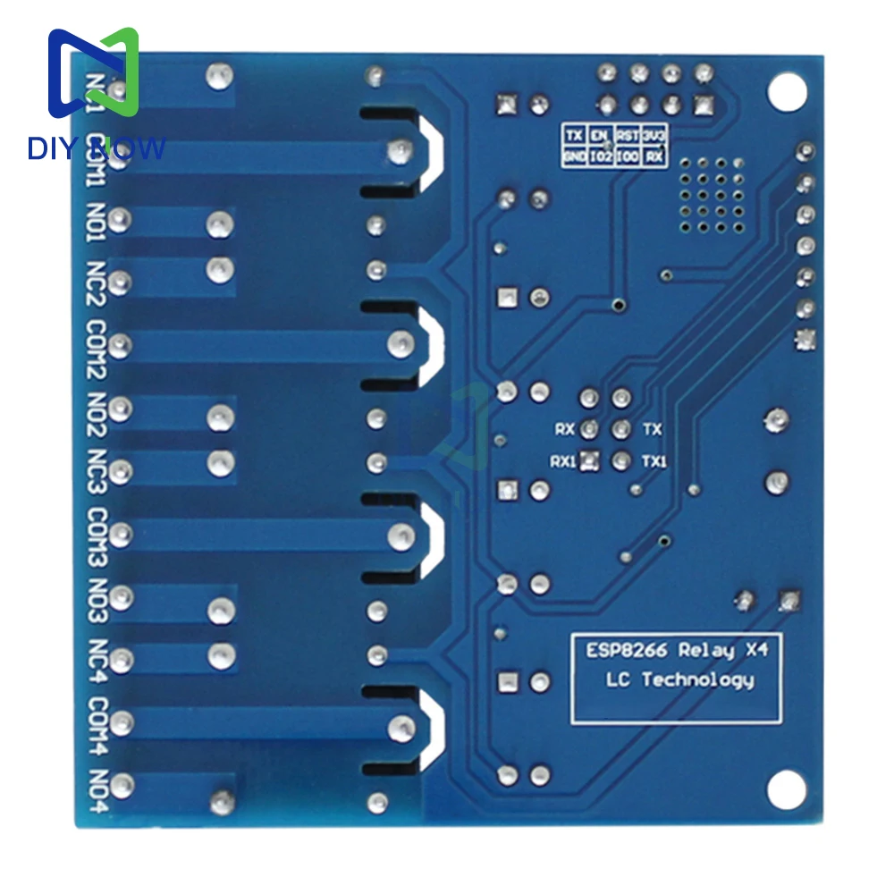 ESP8266 ESP-01 4-Wege-WiFi-Relaismodul 12V IoT Smart Home – Bild 4