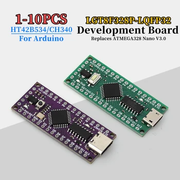 LGT8F328P-LQFP32 MiniEVB TYPE-C/MICRO USB Kompatibel mit ATMEGA328 Nano V3.0 LGT8F328P CH340 / HT42B534