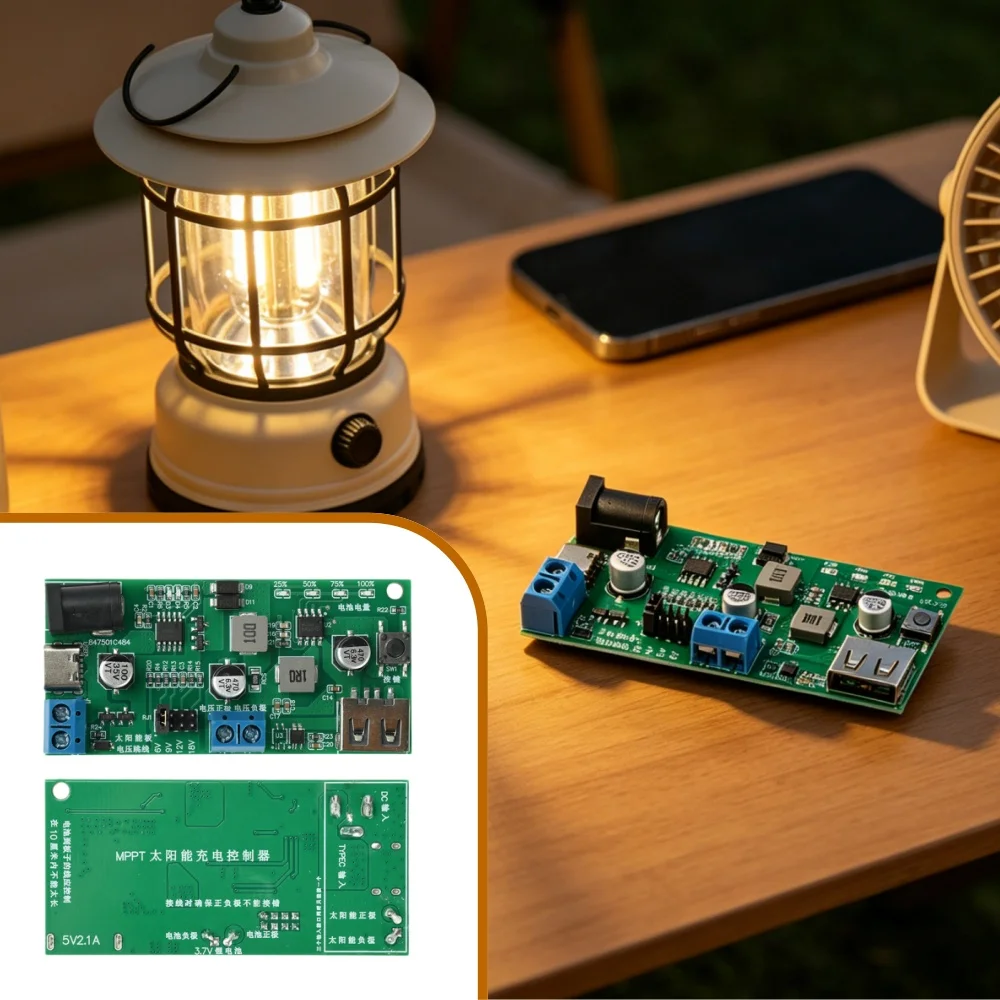 DC 5-18V 2,5A MPPT Solar-Laderegler-Platine mit 5V 2,1A USB-Ausgang – Bild 2