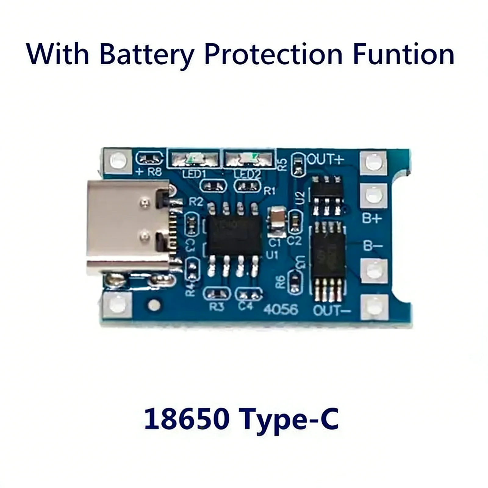 TP4056 Lithium-Batterie-Lademodul 5V 1A Schutzfunktion (5 Stück) – Bild 4