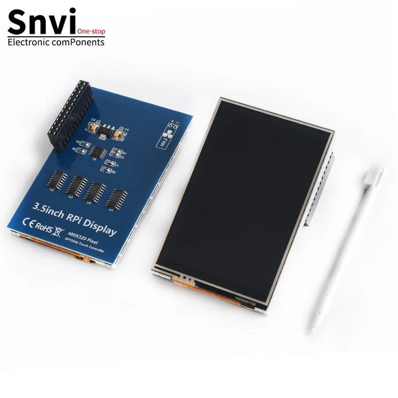3,5-Zoll Raspberry Pi Farbbildschirm Touchscreen TFT LCD-Anzeigemodul passend für Raspberry Pi
