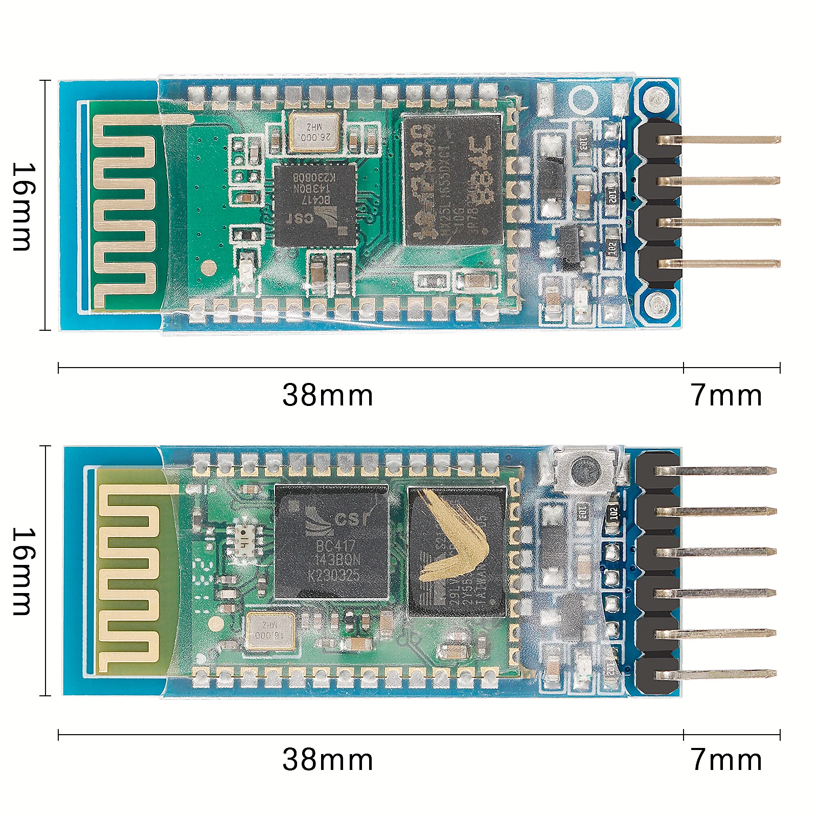 Hc 05 bluetooth modulerf drahtloses bluetooth transceiver slave modul – Bild 2