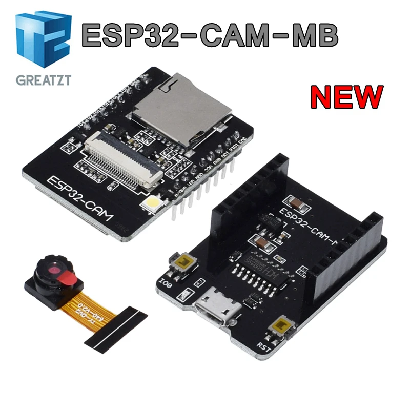 GREATZT ESP32-CAM WiFi + Bluetooth Modul Kameramodul Entwicklungsboard – Bild 3
