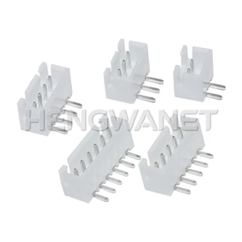 XH2.54 Winkelsteckverbinder 2P 3P 4P 5P 6P 2,54mm Rastermaß XH für PCB JST (50 Stück)