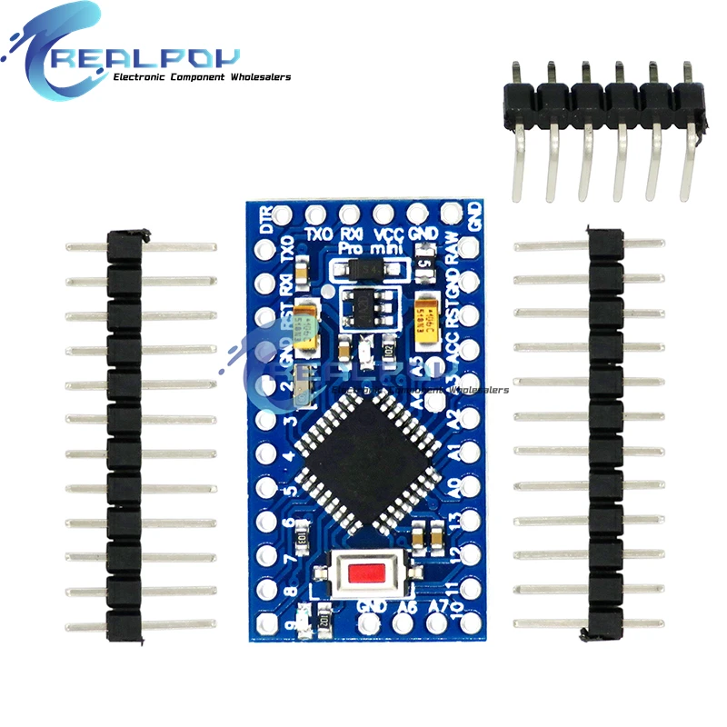 Pro Mini 328 Mini 3.3V/8M 5V/16M ATMEGA328/PB Entwicklungsboard – Bild 2