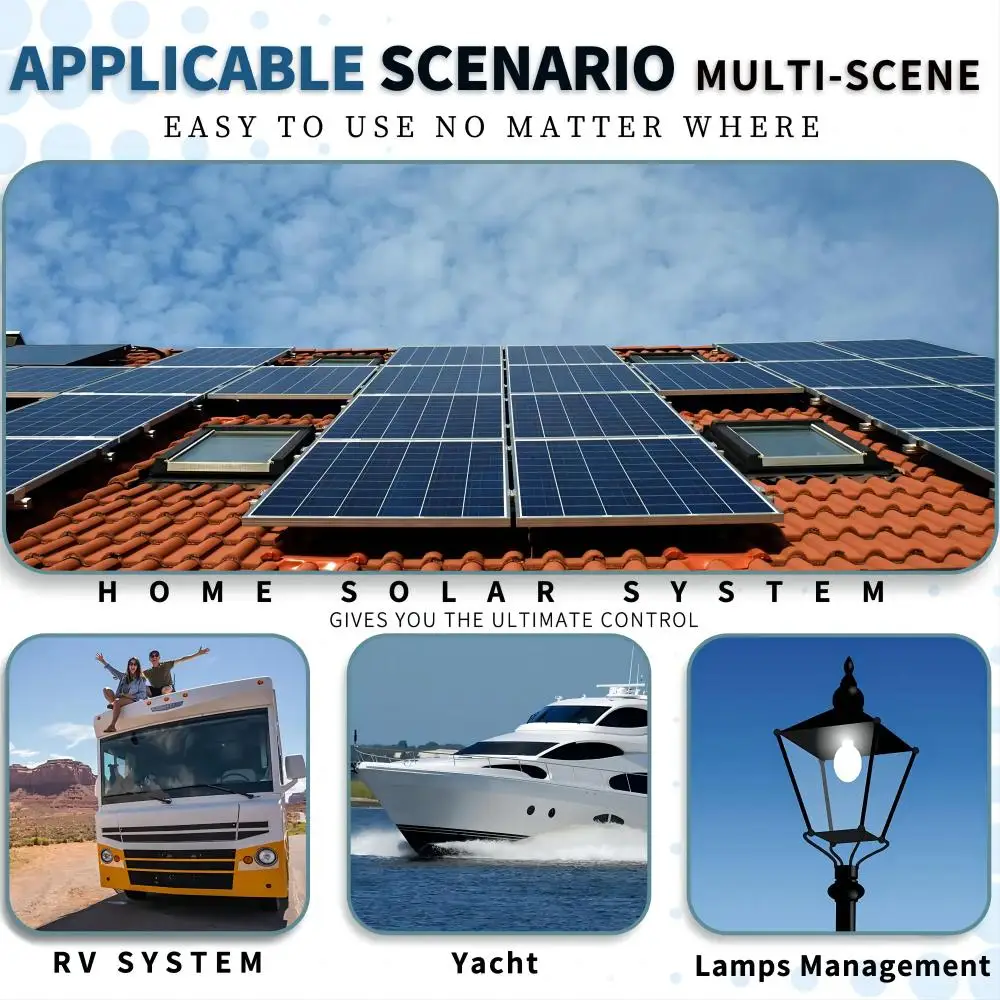Solarpanel-Laderegler, 12 V, 24 V, MPPT, PWM, 10 A, 20 A, 30 A – Bild 6