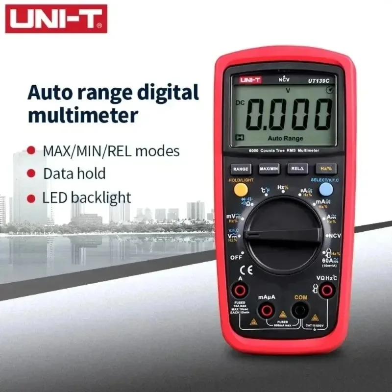 UNI-T UT139A Digitalmultimeter für Elektriker, multifunktional – Bild 3