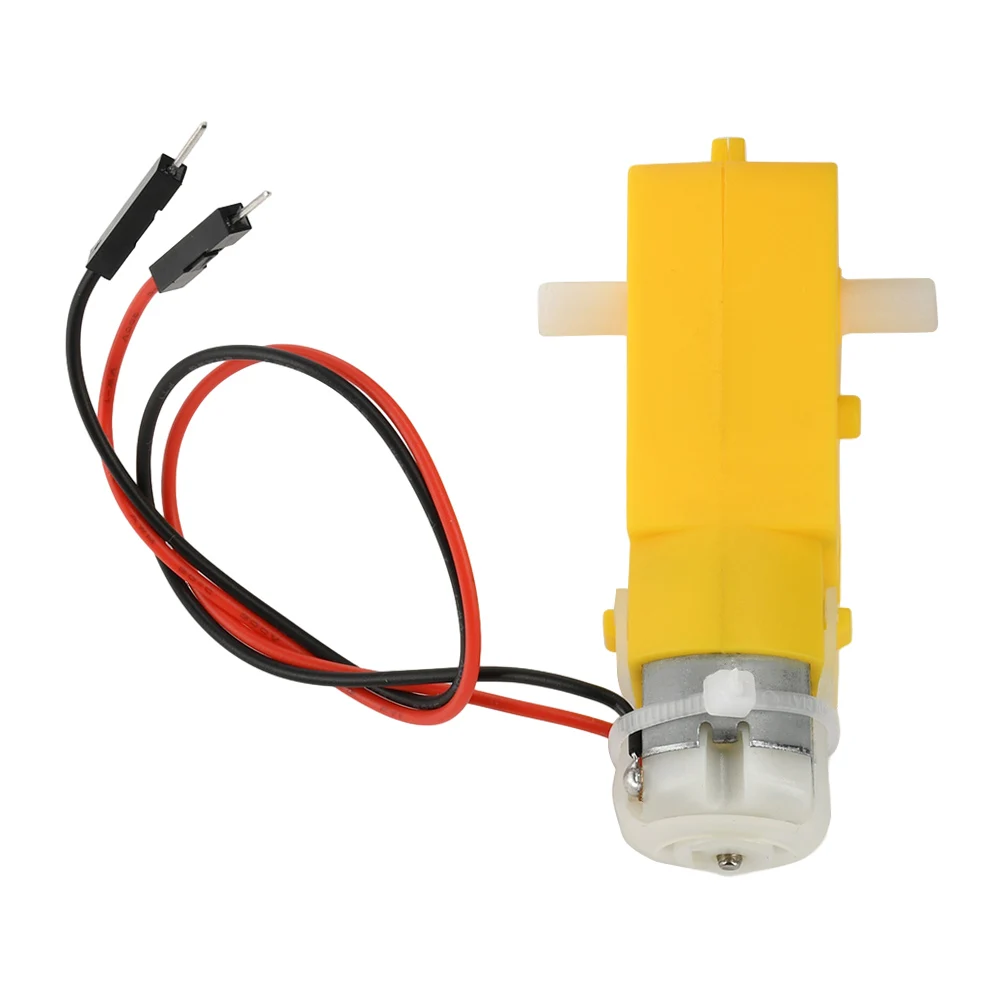 DC 3-6V TT zweiachsiger Getriebemotor 1:48 Untersetzungsmotor passend – Bild 5