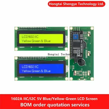 Lcd1602 lcd 5v modul blau/gelber bildschirm grüner bildschirm 16x2 zeichen lcd display pcf8574 iic i2c