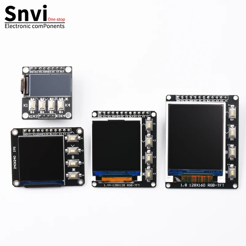 Snvi TFT IPS LCD Display Modul 0,96/1,3/1,44/1,8 Zoll 7P SPI – Bild 5