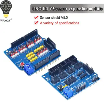 V5 Sensor Schild Expansion Board Schild Für Arduino UNO R3 V 5,0 Elektronische Modul Sensor Schild V5