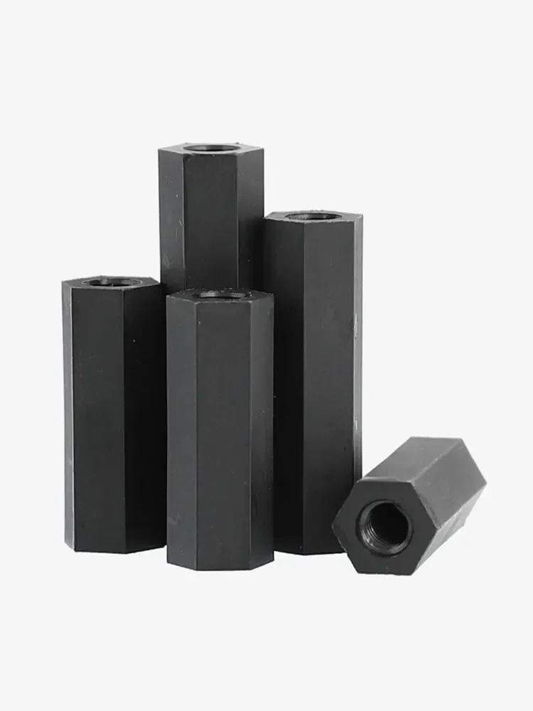 M2 M2,5 M3 M4 M5 M6 Schwarz Nylon Hex Weibliche Standoff Kunststoff – Bild 3